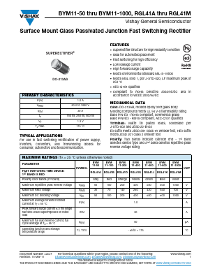 BYM11-100 Datasheet PDF Vishay Semiconductors