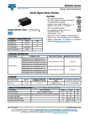 BZX384C4V3 Datasheet PDF Vishay Semiconductors