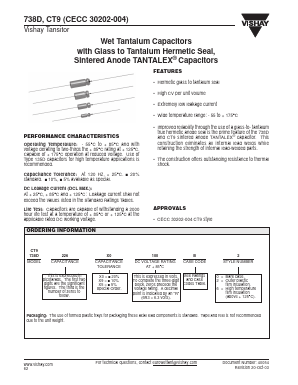 738D397X0010C2 Datasheet PDF Vishay Semiconductors