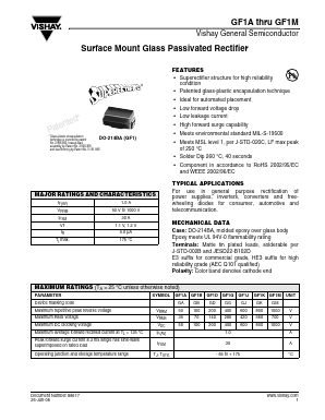 GF1B Datasheet PDF Vishay Semiconductors