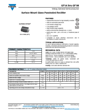 GF1B-E3 Datasheet PDF Vishay Semiconductors