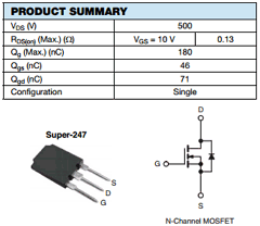 SIHFPS37N50A-E3 Datasheet PDF Vishay Semiconductors