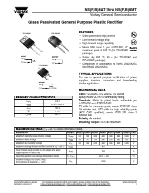NS8ATHE3 Datasheet PDF Vishay Semiconductors
