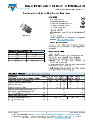 SGL41-40 Datasheet PDF Vishay Semiconductors