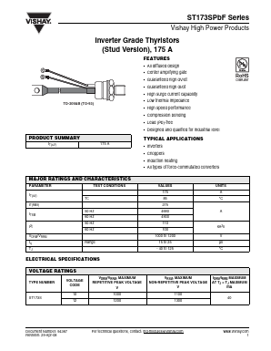 ST173S12MCL2 Datasheet PDF Vishay Semiconductors