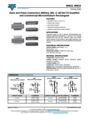MM22 Datasheet PDF Vishay Semiconductors