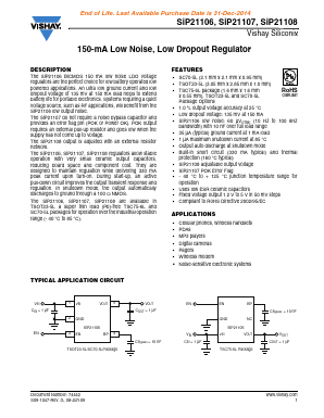 SIP21106DVP-25-E3 Datasheet PDF Vishay Semiconductors