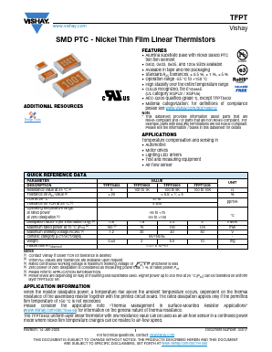 TFPT0805U2200VV Datasheet PDF Vishay Semiconductors