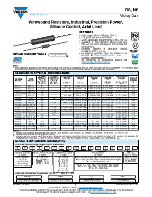 RS01A8R000FB12 Datasheet PDF Vishay Semiconductors
