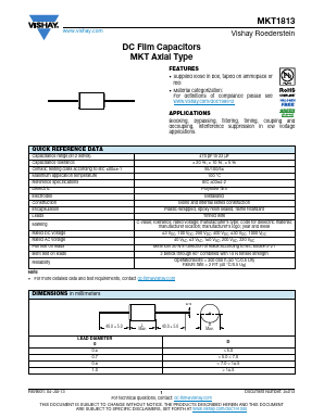 MKT1813510254 Datasheet PDF Vishay Semiconductors