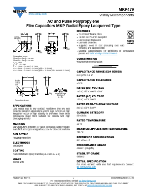 BFC247952683 Datasheet PDF Vishay Semiconductors