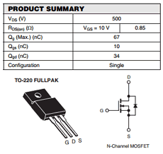 SIHF1840G Datasheet PDF Vishay Semiconductors