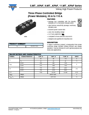 113MT140KPBF Datasheet PDF Vishay Semiconductors