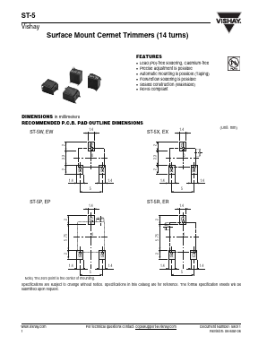 ST-5TR Datasheet PDF Vishay Semiconductors