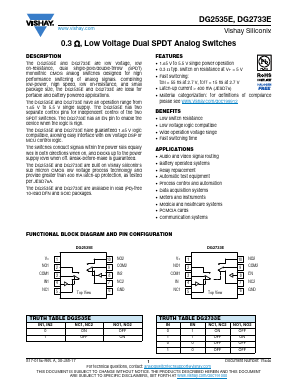 DG2535E Datasheet PDF Vishay Semiconductors