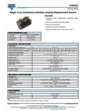 POPR271472A345B Datasheet PDF Vishay Semiconductors