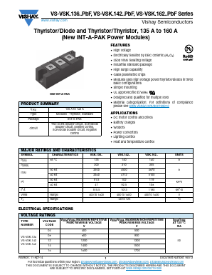 VS-VSK.136PBF Datasheet PDF Vishay Semiconductors