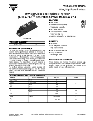 VSKT2614S90P Datasheet PDF Vishay Semiconductors