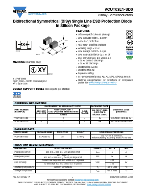 VCUT03E1-SD0HG4-08 Datasheet PDF Vishay Semiconductors