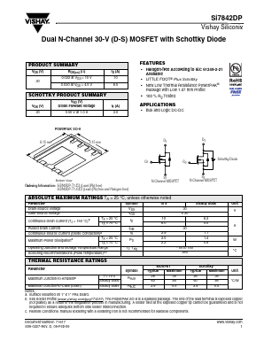 SI7842DP Datasheet PDF Vishay Semiconductors
