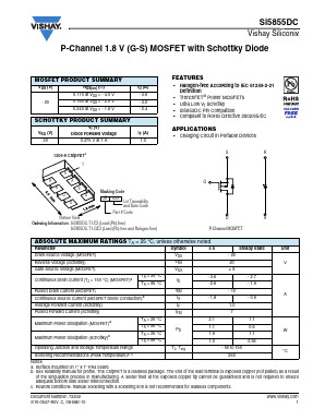 SI5855DC Datasheet PDF Vishay Semiconductors