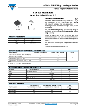 8EWS08SPBF Datasheet PDF Vishay Semiconductors