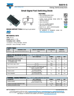 BAS16-G Datasheet PDF Vishay Semiconductors