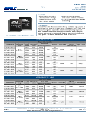 DCMFW02 Datasheet PDF Wall Industries,Inc.