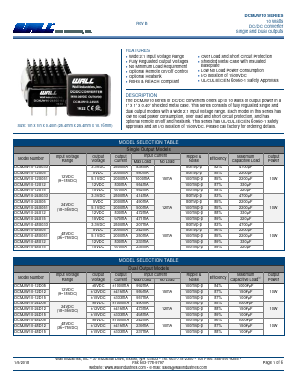 DCMJW10-24S15 Datasheet PDF Wall Industries,Inc.