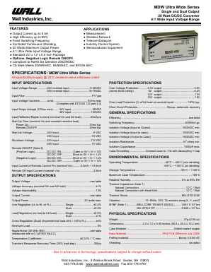 MDW48D15-667 Datasheet PDF Wall Industries,Inc.