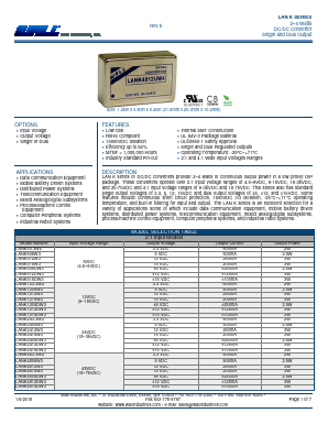 LANK2405DW3 Datasheet PDF Wall Industries,Inc.