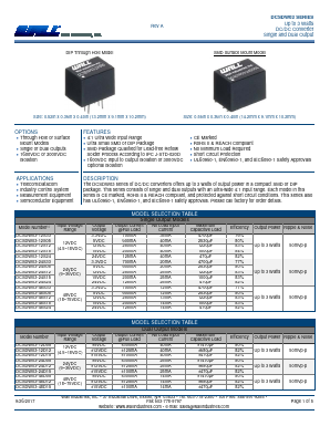 DCSDW03-12D15 Datasheet PDF Wall Industries,Inc.