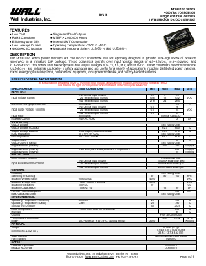 MDHU2412ND2 Datasheet PDF Wall Industries,Inc.