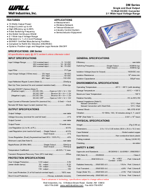 DM12S33-4000 Datasheet PDF Wall Industries,Inc.