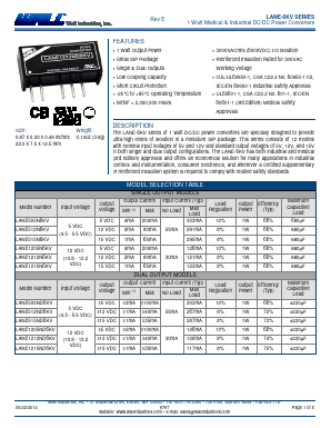 LANE6KV Datasheet PDF Wall Industries,Inc.