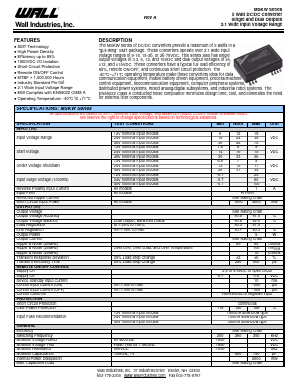MSKW48S12W5 Datasheet PDF Wall Industries,Inc.