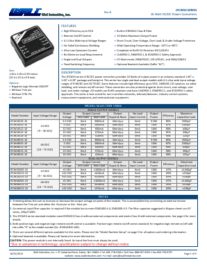 JFCW24D12-10 Datasheet PDF Wall Industries,Inc.
