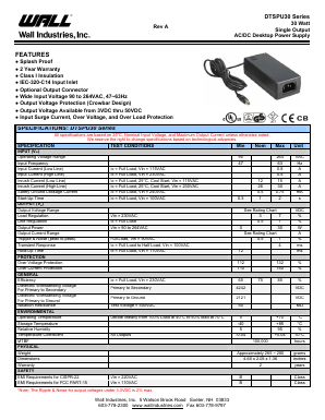 DTSPU30 Datasheet PDF Wall Industries,Inc.