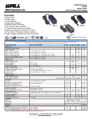 DTSPU16C-107 Datasheet PDF Wall Industries,Inc.
