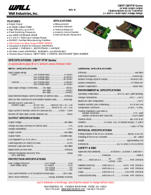 CMYFW48S33-4000 Datasheet PDF Wall Industries,Inc.