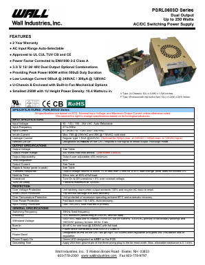 PSRL0603DX-0512 Datasheet PDF Wall Industries,Inc.
