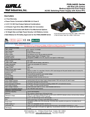 PSRL0402DX-0524 Datasheet PDF Wall Industries,Inc.