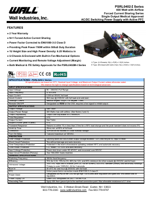PSRL0402X-03I Datasheet PDF Wall Industries,Inc.