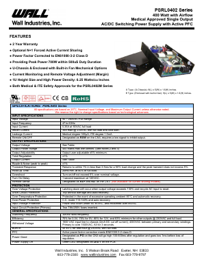 PSRL0402X-48 Datasheet PDF Wall Industries,Inc.