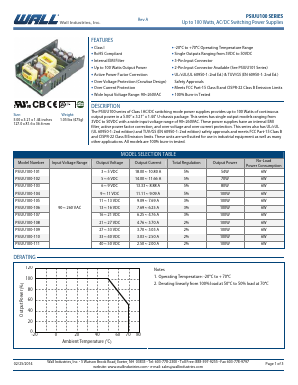 PSIUU100 Datasheet PDF Wall Industries,Inc.