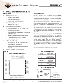 EDI8L32512V Datasheet PDF White Electronic Designs Corporation