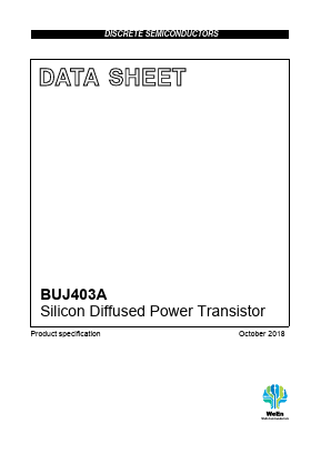 BUJ403A Datasheet PDF WeEn Semiconductors