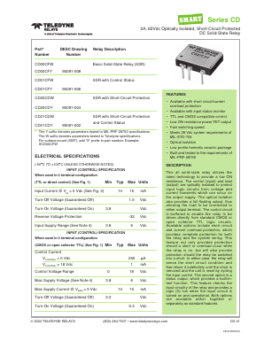 CD00CFW Datasheet PDF Willow Technologies Ltd
