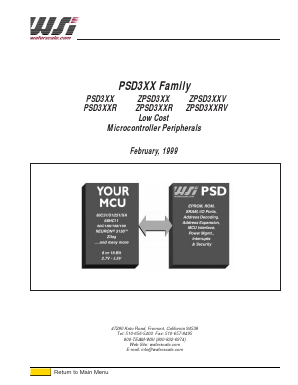 PSD301 Datasheet PDF Waferscale Integration