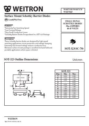WSD706F Datasheet PDF Weitron Technology